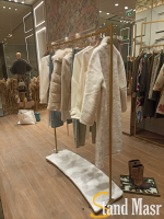 حامل ملابس معدني – استاند ملابس معدني للفساتين والعبايات – طلاء الكتروستاتيك – جميع المقاسات والألوان